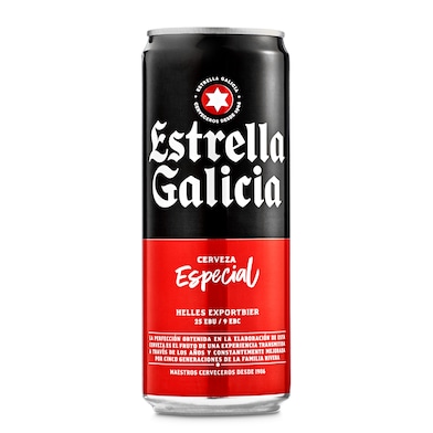 Cerveza especial Estrella Galicia lata 33 cl-0