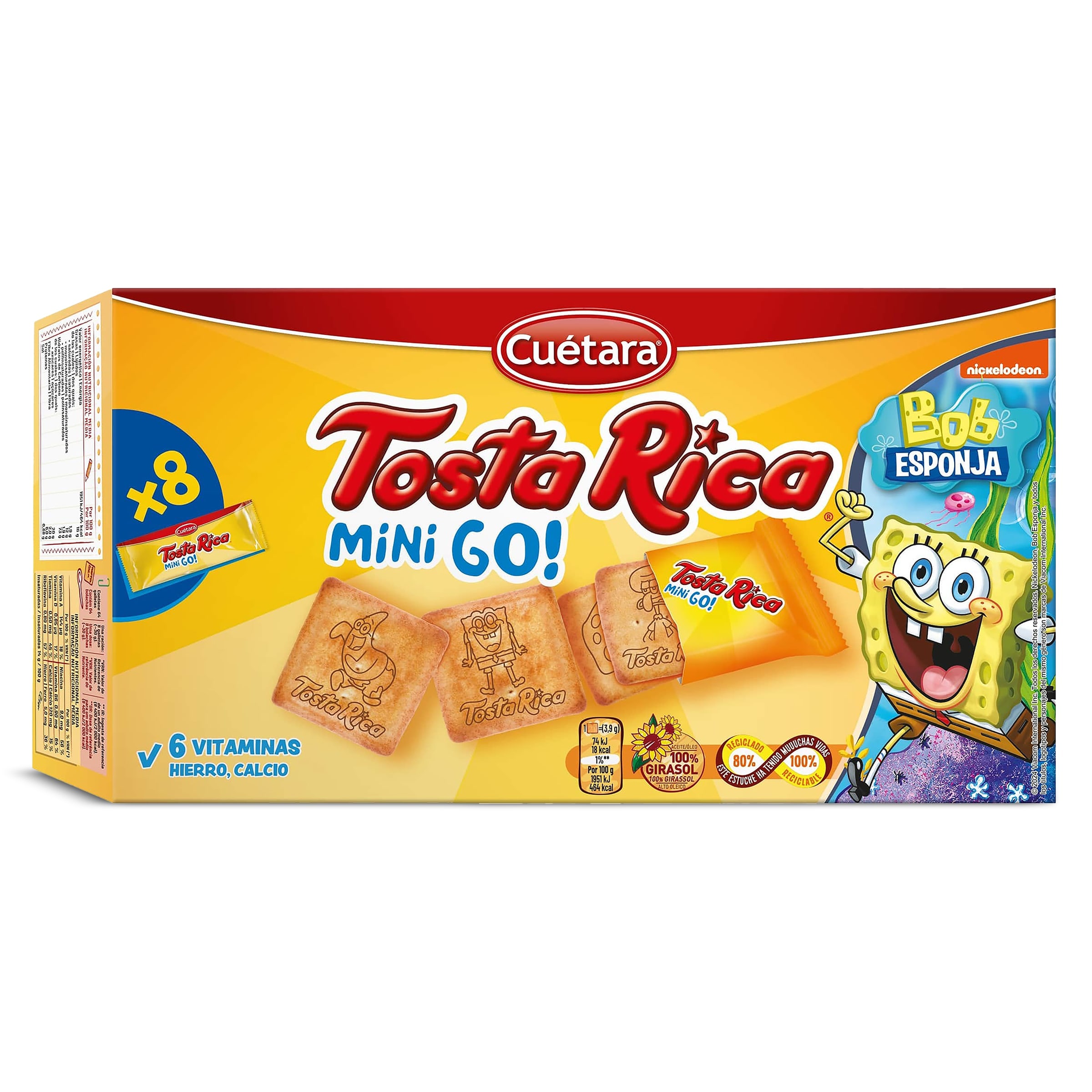 Galletas de desayuno mini go Cuétara Tostarica caja 240 g - Supermercados  DIA