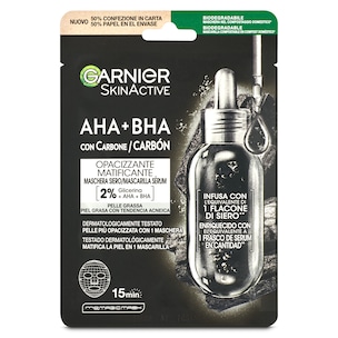 mascarilla facial aha bha con carbon activo 1 unidad
