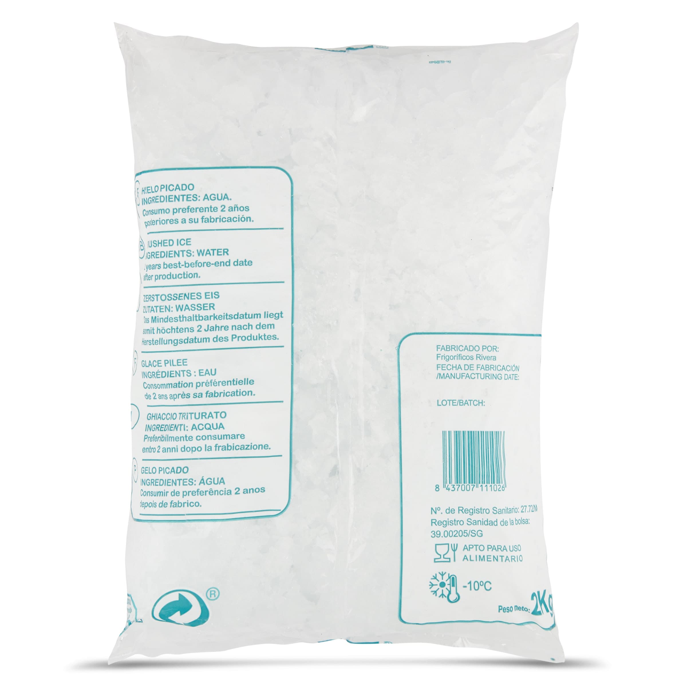 Hielo picado 2 Kg