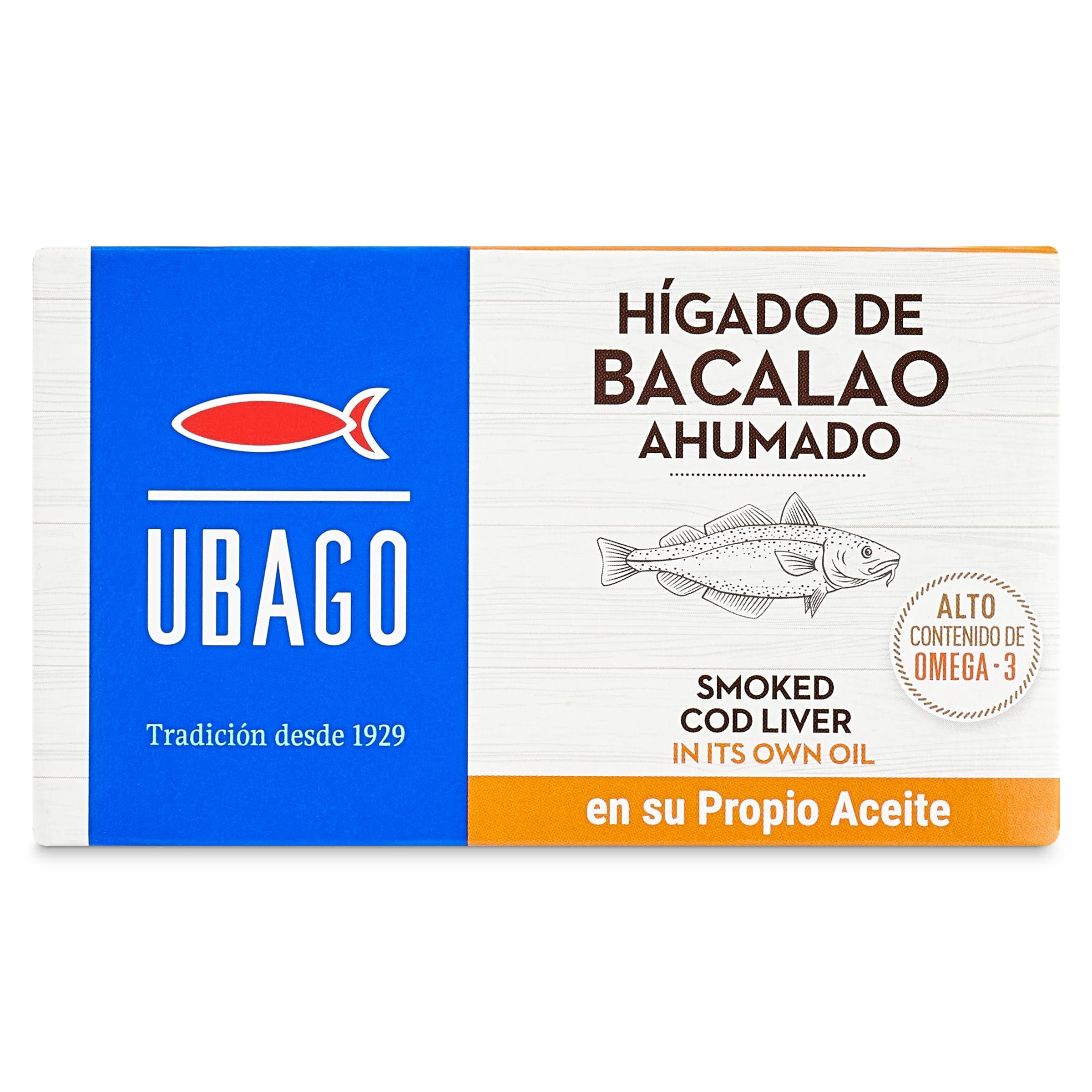 Hígado de bacalao Ubago 115 g