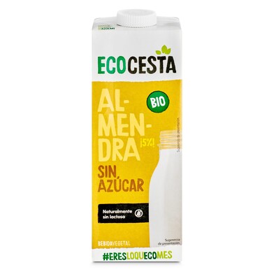 Bebida de almendras bio Ecocesta botella 1 l-0 Bebida de almendras bio Ecocesta botella 1 l-0