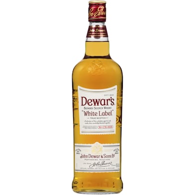 Whisky white label Dewars botella 1 l-0