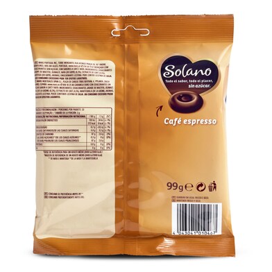 Caramelos sabor café expresso Solano bolsa 99 g-1 Caramelos sabor café expresso Solano bolsa 99 g-1