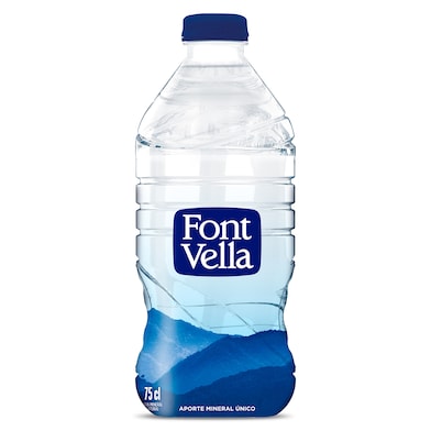 Agua mineral natural Font Vella botella 75 cl-0