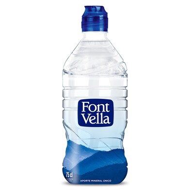 Agua mineral natural Font Vella botella 75 cl-0