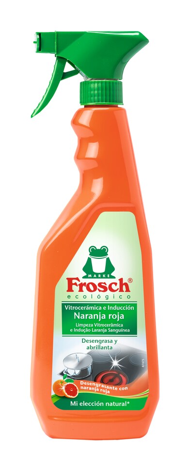 Limpia vitrocerámicas e inducción con naranja Frosch   botella 750 ml-0