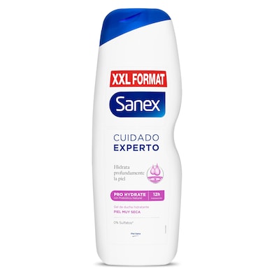 Gel de ducha piel muy seca Sanex botella 850 ml-0