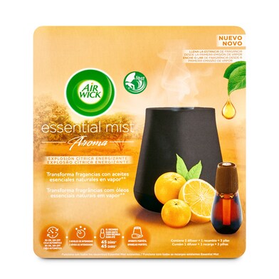 Aceite esencial explosión cítrica aparato + recambio Air Wick blister 1 unidad-1