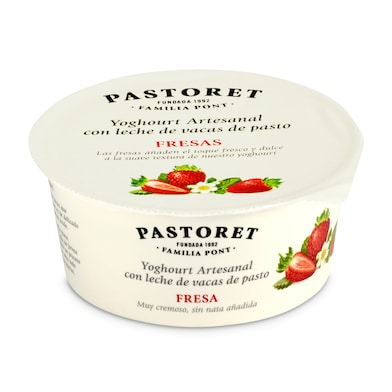 Yogur con fresas Pastoret tarrina 125 g-0