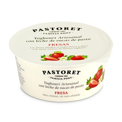 Yogur con fresas Pastoret tarrina 125 g-0