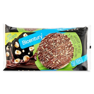 tortitas de arroz con chocolate con leche y avellanas 142 g