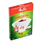 Filtro 1x4 para café Melitta caja 40 unidades