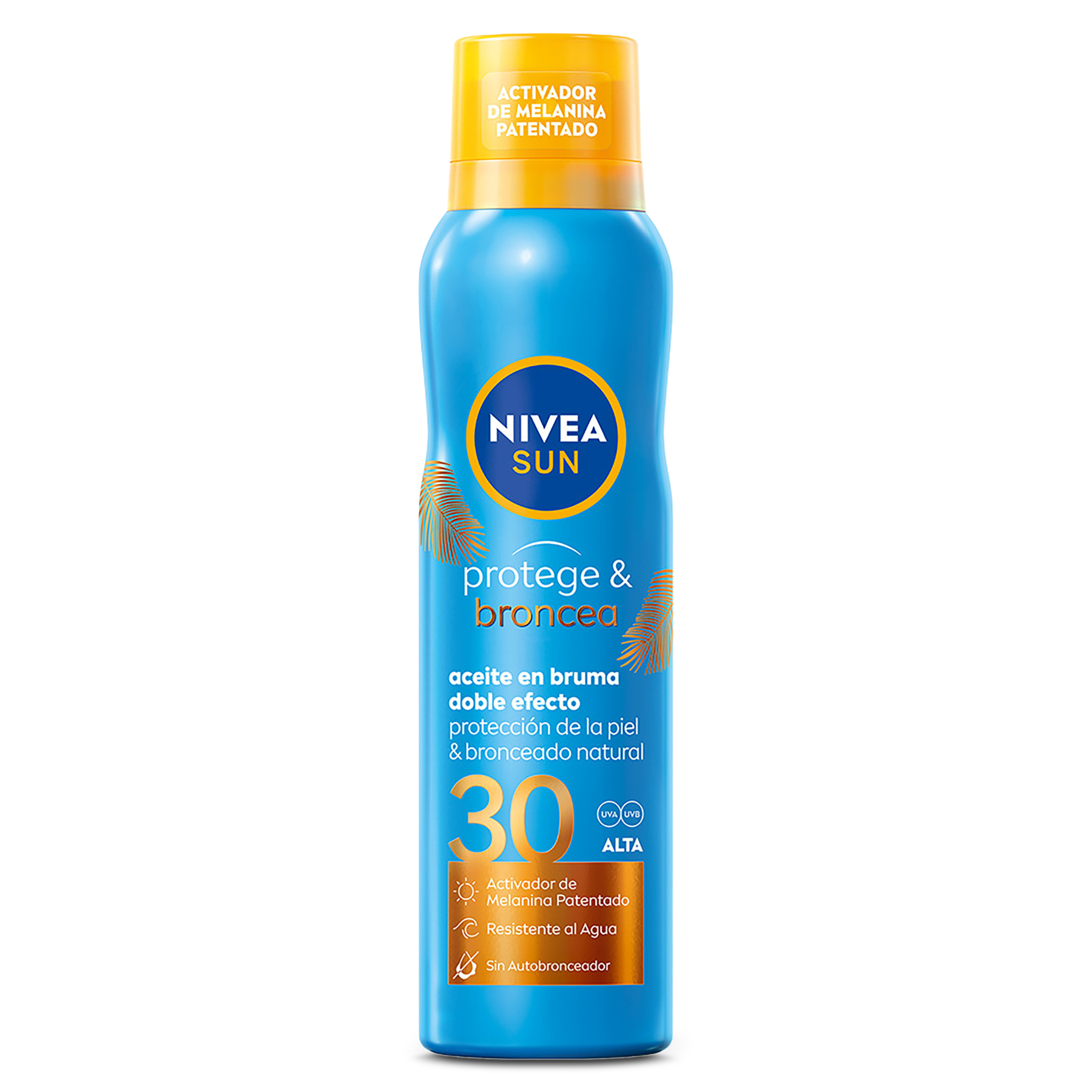 Aceite solar protege & broncea bruma spf 30 Nivea bote 200 ml-0 Aceite solar protege & broncea bruma spf 30 Nivea bote 200 ml-0