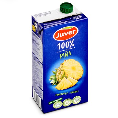 Zumo concentrado 100% piña Juver brik 1 l-0 Zumo concentrado 100% piña Juver brik 1 l-0