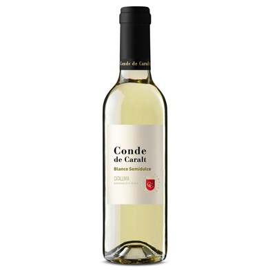 Vino blanco semidulce Conde Caralt botella 375 ml-0 Vino blanco semidulce Conde Caralt botella 375 ml-0