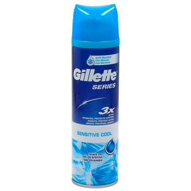 Gel de afeitar sensitive cool Gillette caja 1 unidad-0