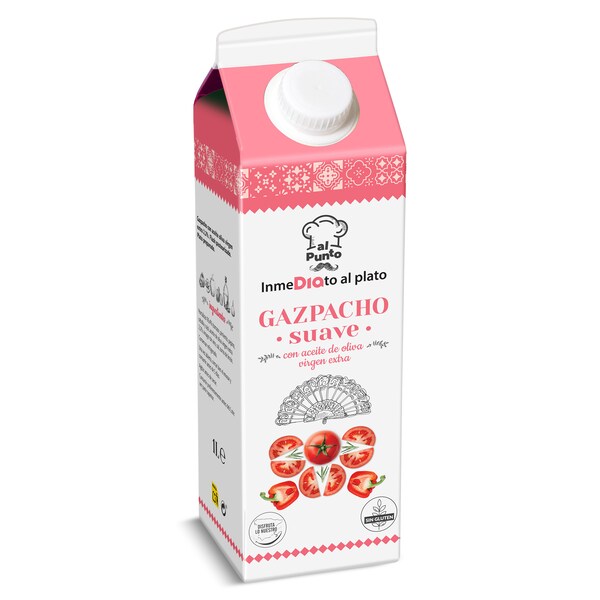 Gazpacho Suave Dia Al Punto Envase 1 L.