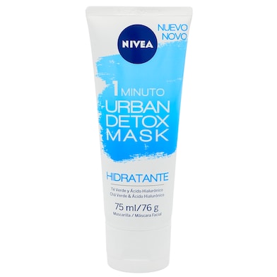 Mascarilla facial hidratante urban Nivea tubo 75 ml-0