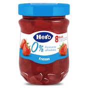 Mermelada de fresas 0% azúcares añadidos Hero frasco 280 g