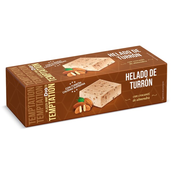 Helado Turrón Dia Temptation Bloque 525 Gr.
