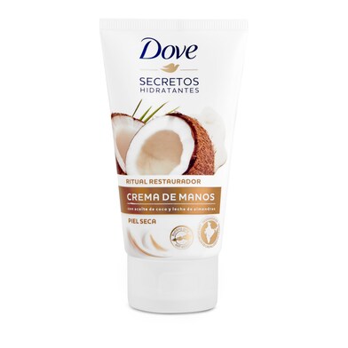 Crema de manos con aceite de coco y almendras Dove tubo 75 ml-0