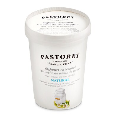 Yogur natural artesano Pastoret vaso 500 g-0 Yogur natural artesano Pastoret vaso 500 g-0