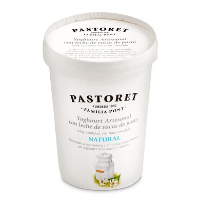 Yogur natural artesano Pastoret vaso 500 g-0