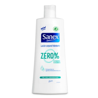 Loción corporal hidratante piel seca Sanex bote 400 ml-0