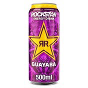 Bebida energética sabor guayaba Rockstar lata 500 ml