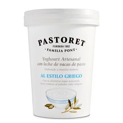 Yogur griego artesano PASTORET VASO 500 GR-1 Yogur griego artesano PASTORET VASO 500 GR-1