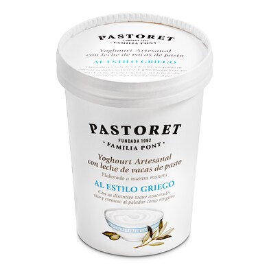 Yogur griego artesano PASTORET VASO 500 GR-0 Yogur griego artesano PASTORET VASO 500 GR-0