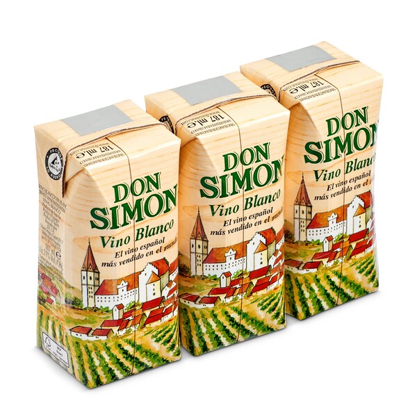 Vino Blanco Don Simón Vrik 3 x 18.7 Cl.