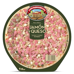 pizza jamon y queso 405 g