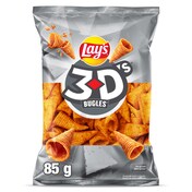 Conos de maíz sabor a queso y bacon Lay's 3D's bolsa 100 g