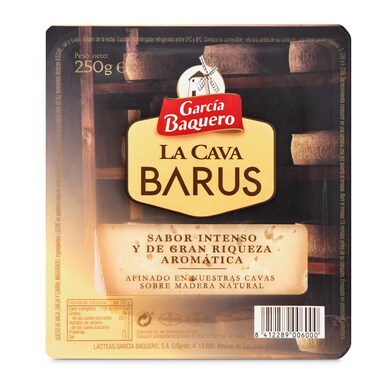 Queso curado la cava barus García Baquero 250 g-0 Queso curado la cava barus García Baquero 250 g-0