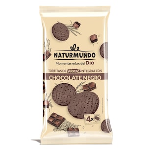 tortitas de arroz integral con chocolate negro 130 g