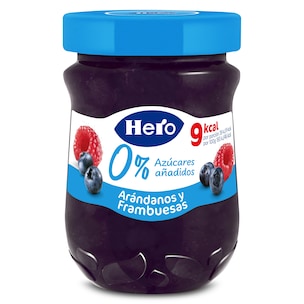 confitura de arandanos y frambuesas 0 azucares anadidos 280 g