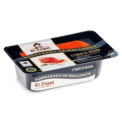 Sobrasada de Mallorca etiqueta negra El Zagal tarrina 200 g-0 Sobrasada de Mallorca etiqueta negra El Zagal tarrina 200 g-0
