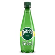 Agua mineral con gas Perrier botella 50 cl