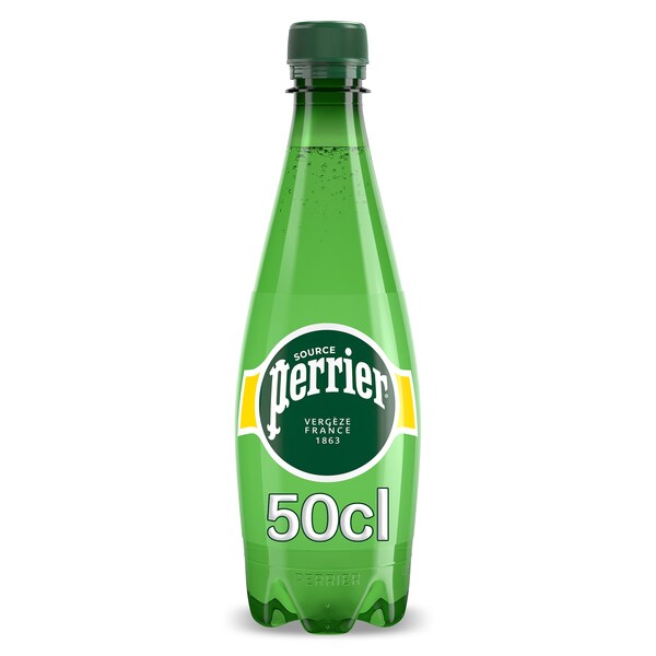 Agua Mineral con Gas Perrier Botella 50 Cl.