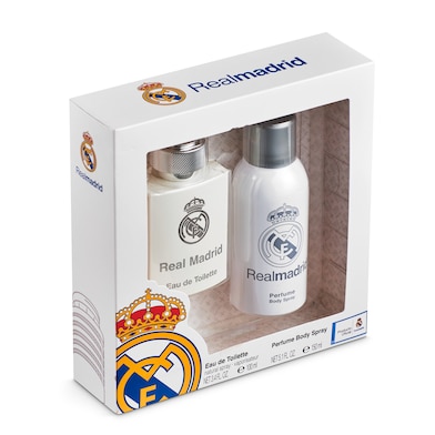 Pack colonia 100 ml + body spray 150 ml Real Madrid caja 250 ml-0