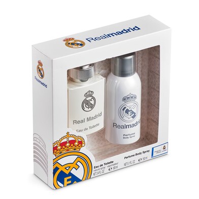 Pack colonia 100 ml + body spray 150 ml Real Madrid caja 250 ml-0 Pack colonia 100 ml + body spray 150 ml Real Madrid caja 250 ml-0