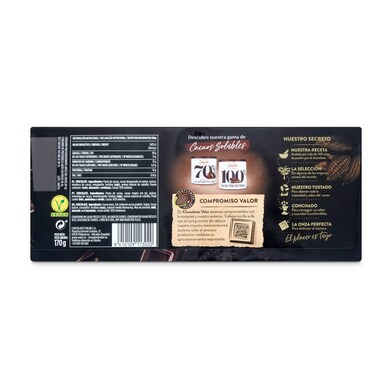Chocolate negro 92% cacao Valor 170 g-1 Chocolate negro 92% cacao Valor 170 g-1