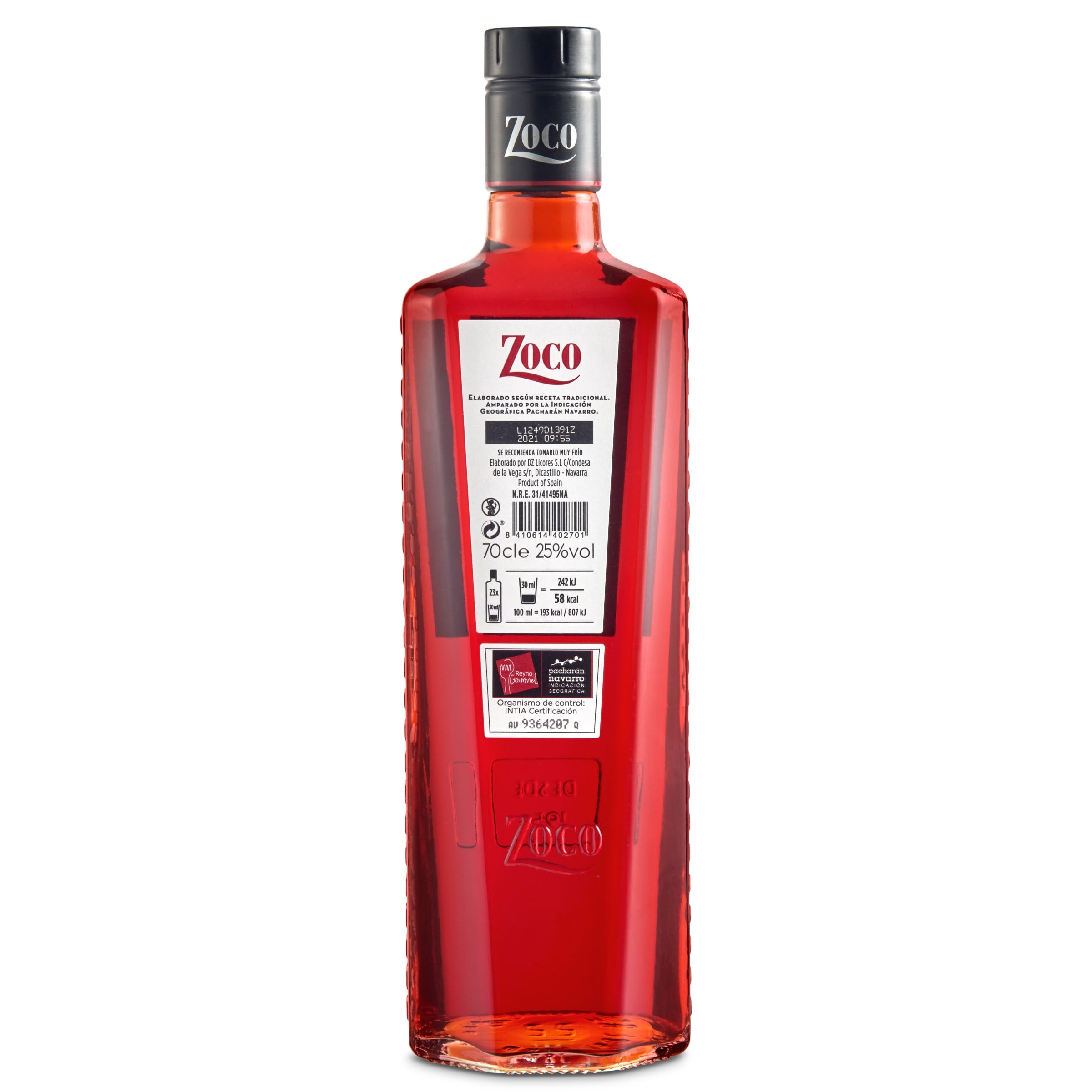 Pacharán Zoco 70 cl