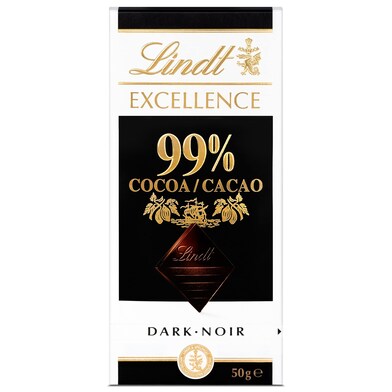 Chocolate negro 99% cacao Lindt Excellence 50 g-0