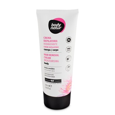 Crema depilatoria hidratante piel sensible Body Natur tubo 200 ml-0 Crema depilatoria hidratante piel sensible Body Natur tubo 200 ml-0