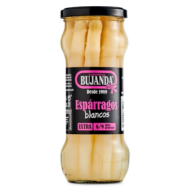 Espárragos blancos extra muy gruesos 6/12 piezas Bujanda frasco 205 g-0 Espárragos blancos extra muy gruesos 6/12 piezas Bujanda frasco 205 g-0