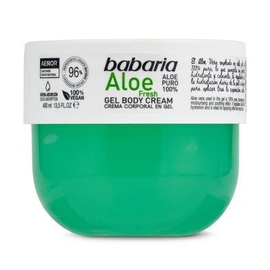 Crema corporal en gel aloe fresh Babaria bote 400 ml-0