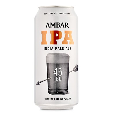 Cerveza ipa Ambar lata 44 cl-0 Cerveza ipa Ambar lata 44 cl-0